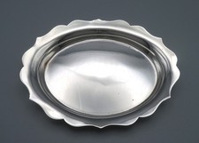 Kleines Tablett - versilbert -