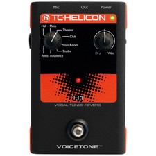 TC-Helicon VoiceTone R1 Vocal Tuned Reverb Pedal