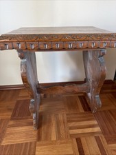 Antiker Holz Hocker Tisch