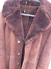 Wildledermantel, Echt Leder natur gewachsenes Fell, komplett gefüttert,auch Ärme