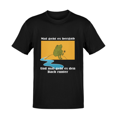 Shirt bergab bach runter - t-shirt,