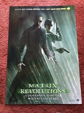 Matrix Revolutions Kinoplakat Poster A1, Keanu Reeves, Lawrence Fishburn