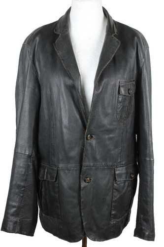 Theo lederjacke blazer sakko - blazer,