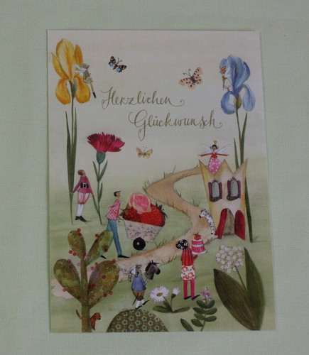Postkarten silke leffler - 1x,