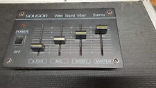 SOLIGOR Video Sound Mixer Stereo Mischpult