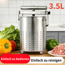 Manuell Edelstahl Obstpresse