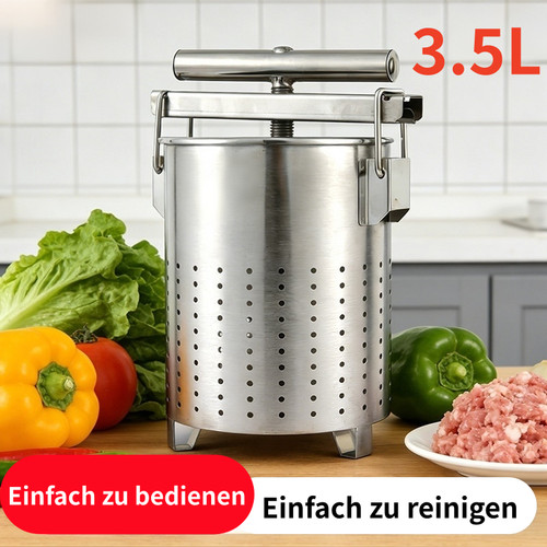 Manuell edelstahl obstpresse - edelstahl,