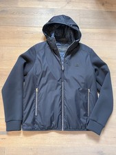 Marc O Polo wattierte Jacke mit Sweat-Ärmeln, Midnight-blau, XL, Neu!