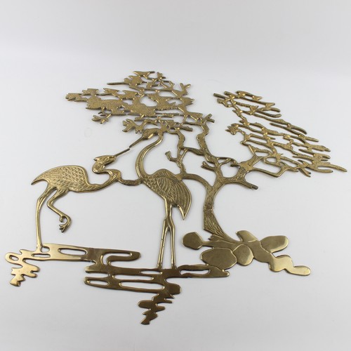 Messing wandskulptur wand - messing,