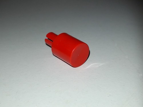 Druckknopf aus braun - (rot),