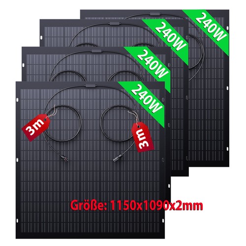 960w flexibel solarmodul - flexibel,