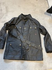 Belstaff Trialmaster Herrenjacke Wachs Gr. 56 XXL Schwarz NP 599€