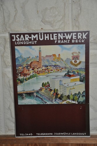 Altes reklameschild 50er - reklameschild,