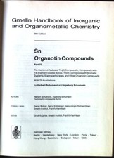 Gmelin handbook of inorganic and organometallic chemistry; Sn. Organotin compoun