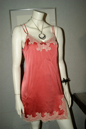 Rosy negligee nachthemd - nachthemd, *