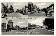 AK GRUSS AUS GEESTHACHT HERZOGTUM LAUENBURG BERGEDORFER STRASSE 4 BILD 1955
