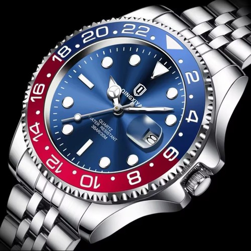Herren armbanduhr edelstahl - herren,