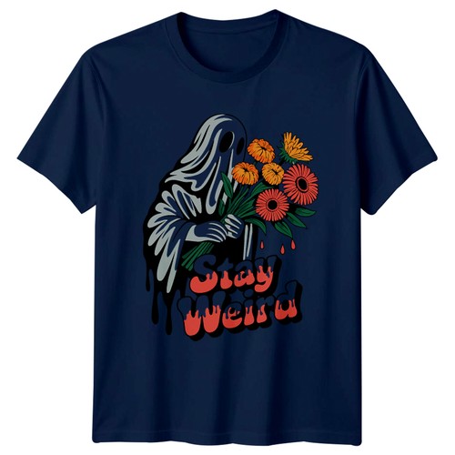 Stay weird ghost - stay, retro