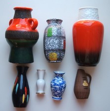 Vasen Konvolut - 7 Vasen meist