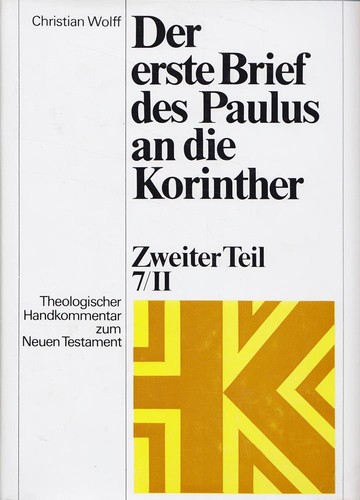 Der erste brief des paulus - erste,