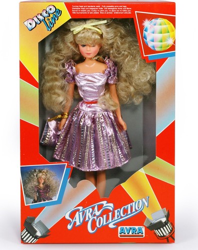 Vintage gummi disco - disco, puppe