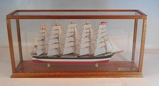 1/700 Segelschiff 5-Mast Vollschiff Preußen Vitrine 29cm Schiff 21cm OVP #514