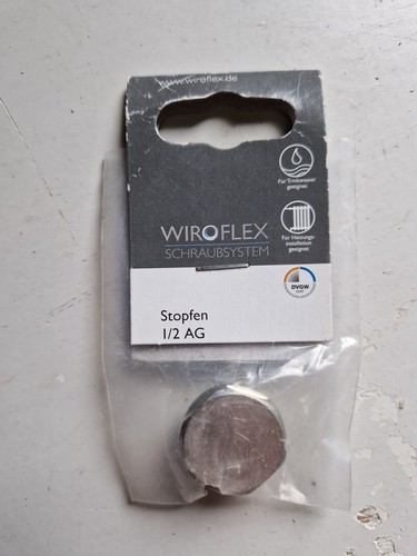 Stopfen mit dichtring - 1/2",