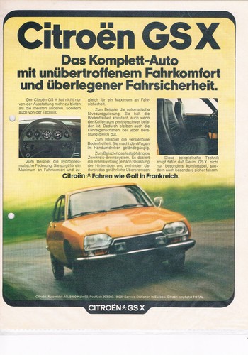 Citroen werbeanzeige werbung - citroen,