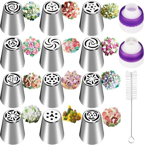 Russische spritztüllen set - 12,