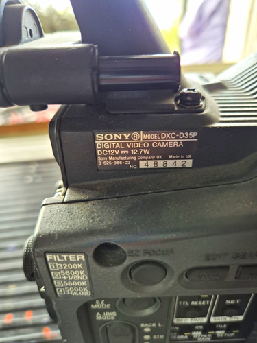 Sony dxc d35p dvcam - sony,