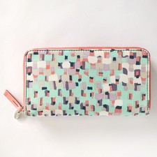 FOSSIL Damen Geldbörse KEYPER ZIP CLUTCH BLUE MULTI SL4520403 mehrfarbig