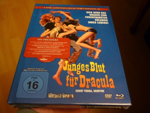 Junges blut für dracula - blut,