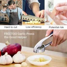 Knoblauchpresse aus Edelstahl