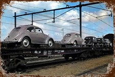 Blechschild VW KÄFER 30 x 20 cm Metallschild Vintage Nostalgie Auto (0350704)