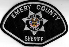UTAH Police Patch Emery County SHERIFF - US Polizei Abzeichen Green River Goblin