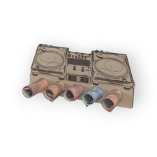 DJ/Turntable Geldgeschenk/Gutscheinverpackung zum Geburtstag für Freunde, Kinder