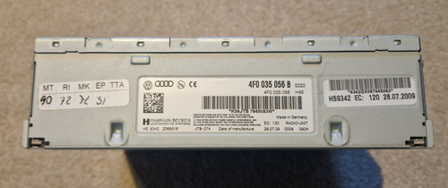Original audi radio - original,