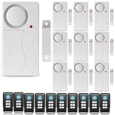 110dB Weiß Sirene Sensoren Funk Türalarm Fensteralarm Alarmanlage DIY Paarung