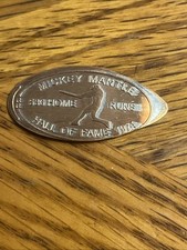 Elongated Penny Mickey Mantle