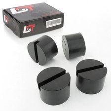 4x Adapter Wagenheber Aufnahme Hebebühnen Gummiauflage Ø 75x50mm für Fiat