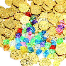 100 Stück Goldmünzen Kinder