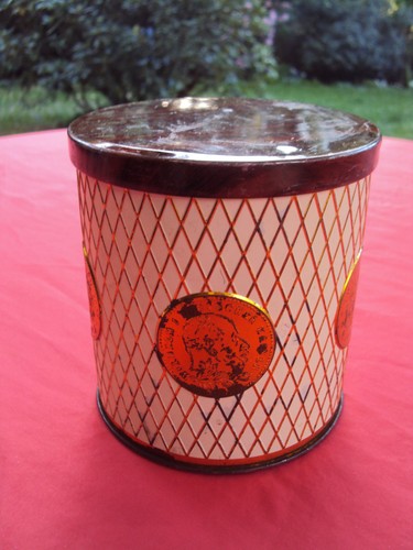 Vintage blechdose von tchibo - vintage-blechdose,