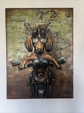 Wandbild Metall „Hell