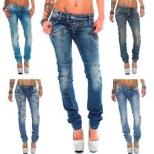 Cipo & Baxx Sexy Damen Jeans Stretch Röhre Hose Slim Stright Skinny Hüftjeans