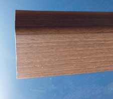 Simplex Sockelleiste N 2m Eiche dunkel Fußbodenleisten Heizungsrohrverkleidung