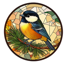 XXL 30X30 car sticker bird