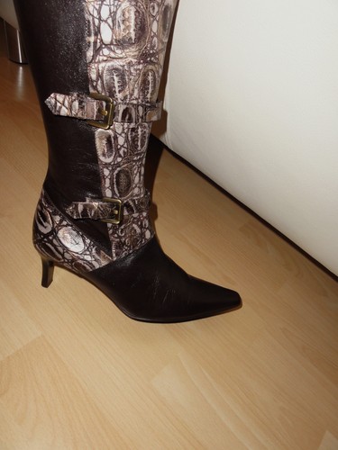 Valleverde leder stiefel - stiefel, gr