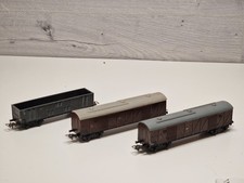 Piko H0 Konvolut Bakelit Güterwagen Alt,4-achsig, 3stück Siehe Fotos