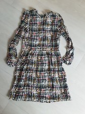 Zara Kleid Gemustert Langarm