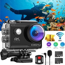 COOAU Action Cam HD 4K WiFi